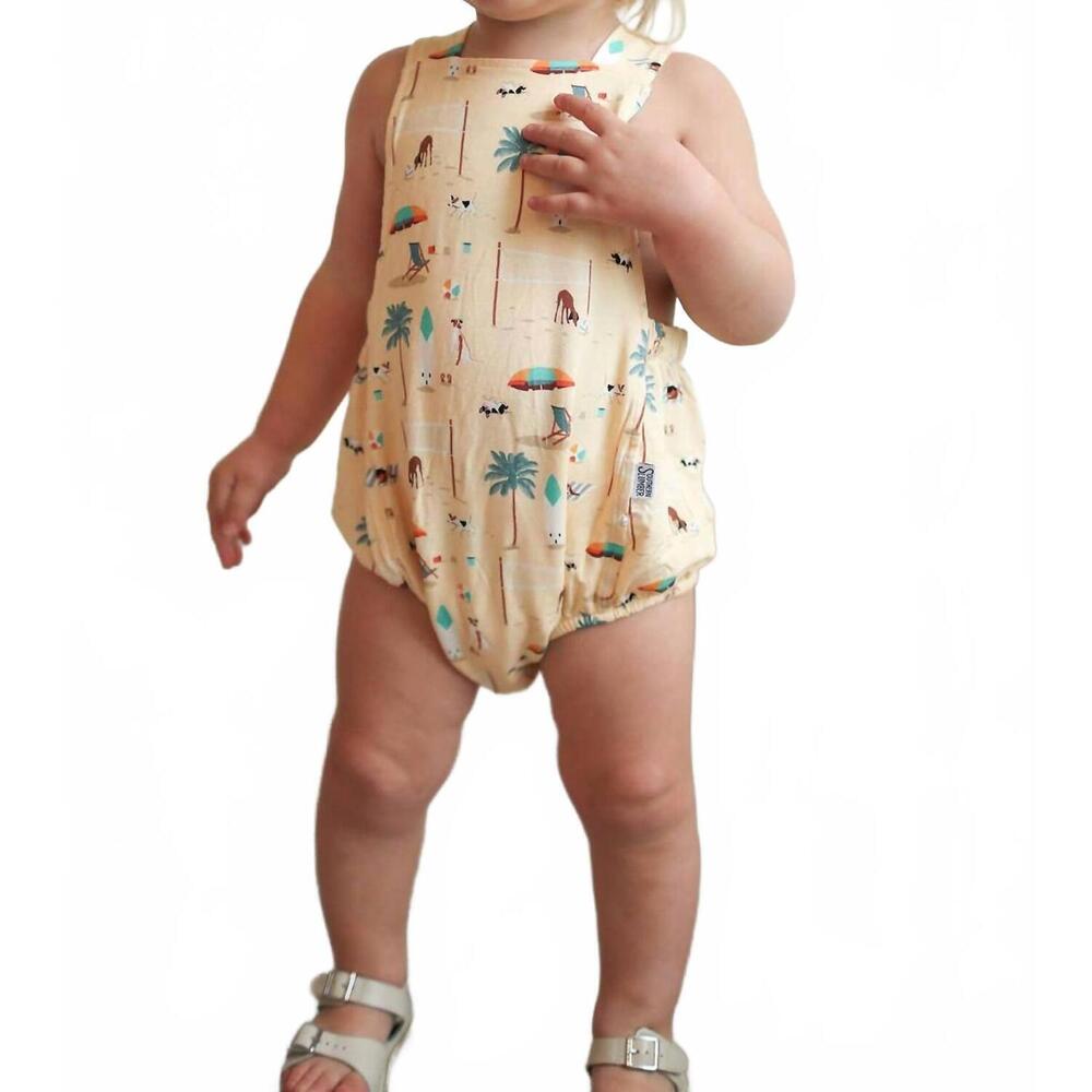 NEW SOUTHERN SLUMBER beach dogs bamboo sun bubble with adjustable straps in beig
